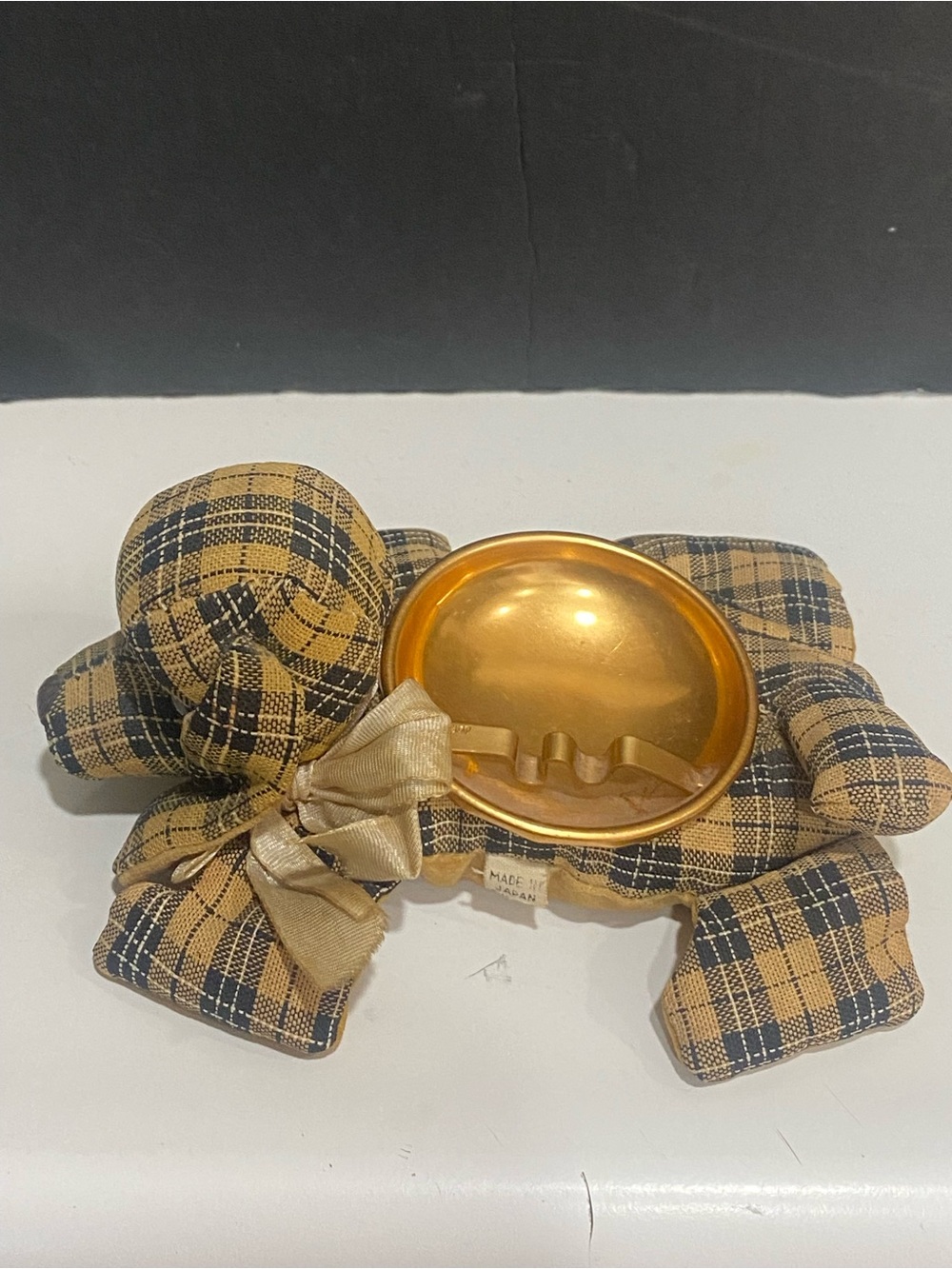 1950s Vintage Dachshund Beanbag Ashtray Japan